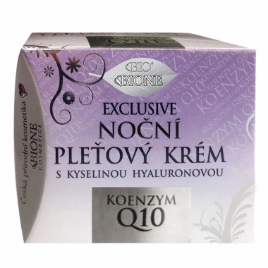 Bione EXCLUSIVE BIO noční pleťový krém Q10 51 ml