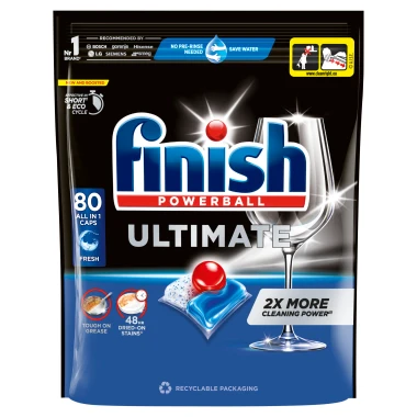 Finish Ultimate kapsle do myčky nádobí - Fresh 80 ks