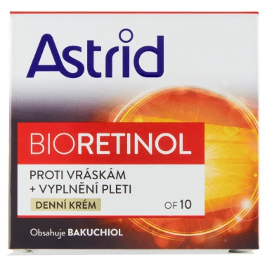 Astrid Bioretinol denní krém proti vráskám + vyplnění pleti OF 10 50ml