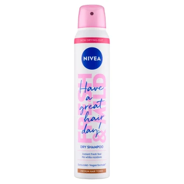 Nivea Fresh & Mild Suchý šampon pro světlejší tón vlasů 200 ml