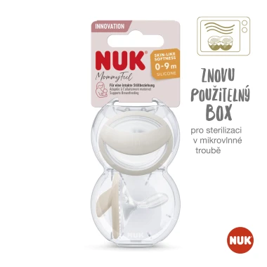 NUK Dudlík MommyFeel 0-9m 2 ks BOX