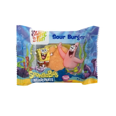 Sponge Bob Kyselý želé burger 40 g