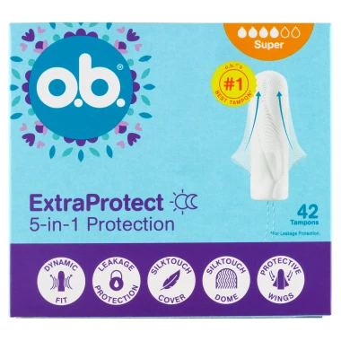 O.B. ExtraProtect Super tampony 42 ks