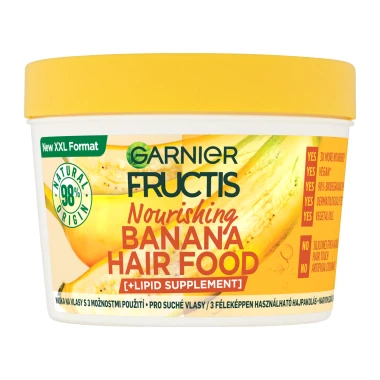 Garnier Fructis Hair Food Banana vyživující maska pro suché vlasy, 400ml