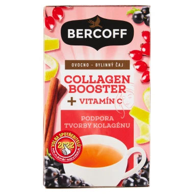 Bercoff Collagen Booster ovocno-bylinný čaj s vitaminem C 16 ks