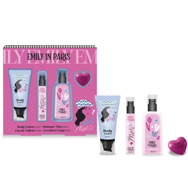 Kosmetická dárková sada: 4 produkty EMILY IN PARIS