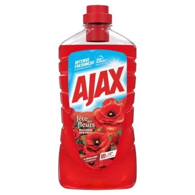 Ajax Floral Fiesta Red Flowers univerzální čisticí prostředek 1000 ml