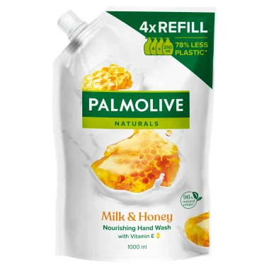 Palmolive Naturals Honey & Milk tekuté mýdlo náhradní náplň 1000ml