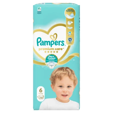 Pampers Premium Care, vel. 6, 50 ks