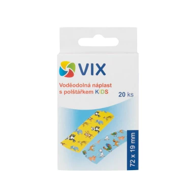 VIX Voděodolná náplast s polštářkem Kids 20 ks