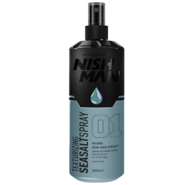 NISH MAN texturizační sprej na vlasy s mořskou solí 200 ml