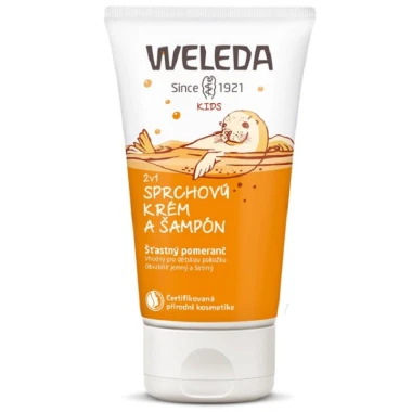 Weleda BIO 2 v 1 sprchový krém a šampon Šťastný pomeranč 150 ml