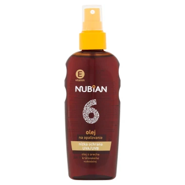 Nubian Olej na opalování SPF 6 150 ml
