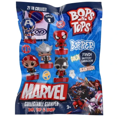 Bops n Tops Marvel figurka s razítkem - mix variant 1 ks
