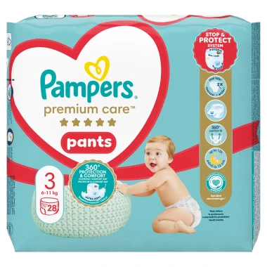 Pampers Premium Care, vel. 3, 28 ks