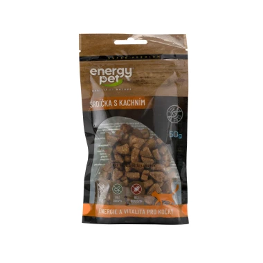 Energy Pet Pamlsky srdce s kachním 50 g