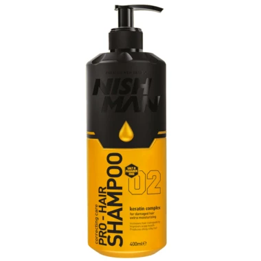NISH MAN šampon na vlasy keratin 400 ml