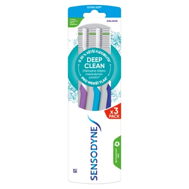 Sensodyne Advanced Clean Extra Soft Zubní kartáček pro citlivé zuby 3 ks
