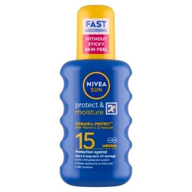 Nivea Sun Hydratační sprej na opalování OF 15 200ml