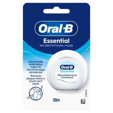 Oral-B Essential Zubní nit nevoskovaná neochucená 50 m