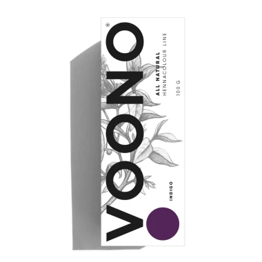 VOONO Indigo 100 g Havraní modrá