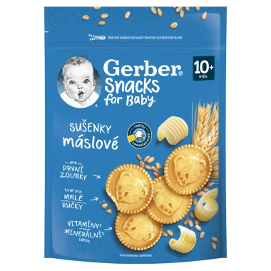 GERBER Snacks máslové sušenky 180g