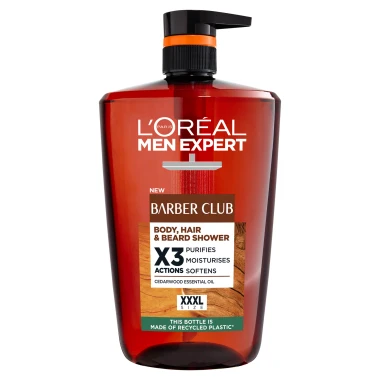 L'Oréal Paris Men Expert Barber Club sprchový gel 1 l