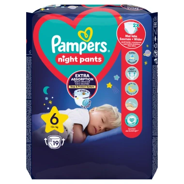 Pampers Pants Night, vel. 6, 19 ks