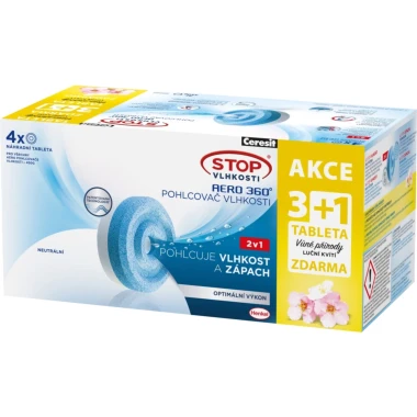 Ceresit Stop vlhkosti Aero 360° pohlcovač vlhkosti 4 x 450 g