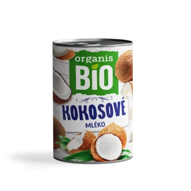 Organis BIO kokosové mléko 400 ml