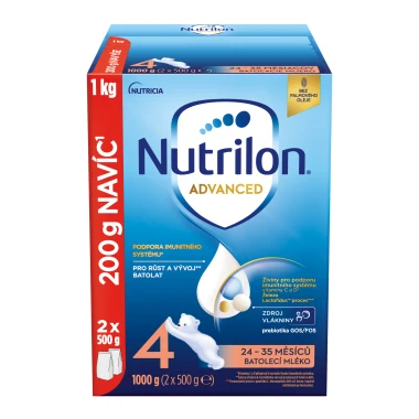NUTRILON Advanced 4 batolecí mléko 3x1 kg