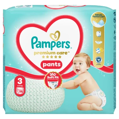 Pampers Premium Care, vel. 3, 28 ks