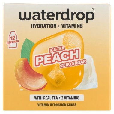 Waterdrop Microdrink černý čaj, broskev příchuť 25,2 g