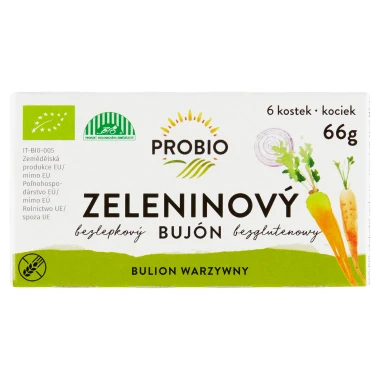 Probio BIO bujón zeleninový - kostky 6 x 0,5 l 66 g