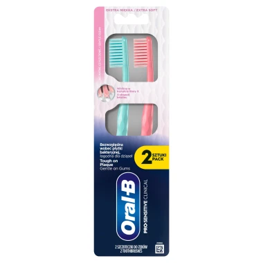 Oral-B Pro-Sensi Clinical Manuální zubní kartáček extra měkký 2 ks