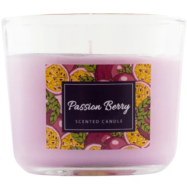 Q-Home Svíčka Passion Berry 90 g 