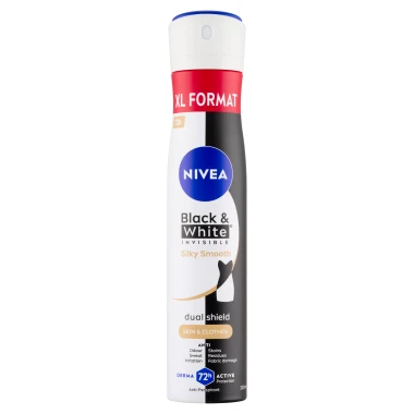 Nivea Black & White Invisible Silky Smooth Sprej antiperspirant 200 ml