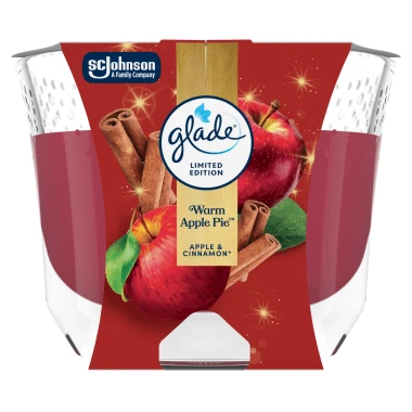 Glade® MAXI Candle Svíčka Warm Apple Pie™ 204 g