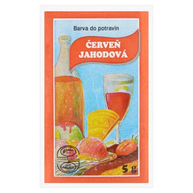 Barva do potravin červeň jahodová 5g