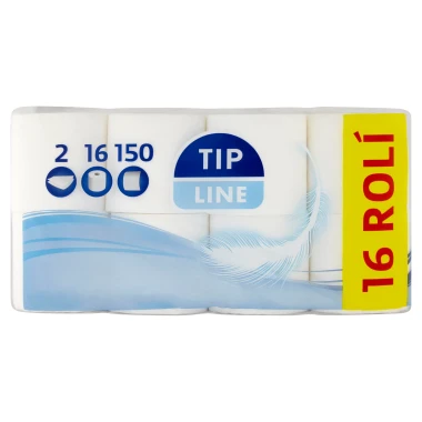 Tip Line Jemný 2vrstvý toaletní papír 16 ks