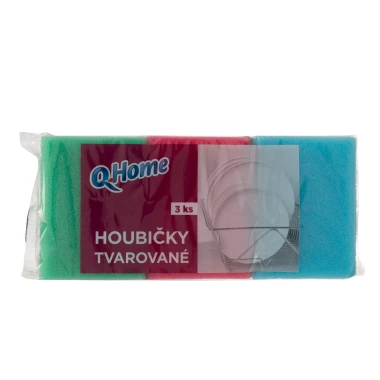 Q-Home Houbička tvarovaná 3 ks