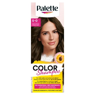 Palette Color Shampoo barva na vlasy středně hnědý 5-0