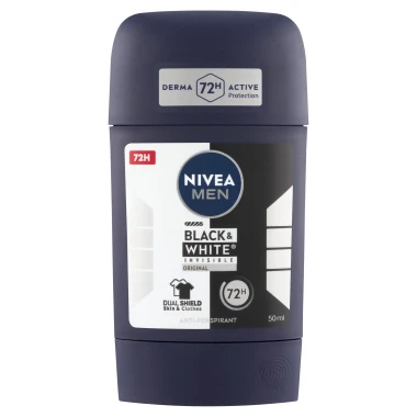 Nivea Men Black & White Invisible Original Tuhý antiperspirant 50 ml
