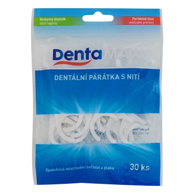 Dentamax Dentální párátka s nití 30 ks