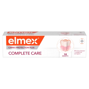 elmex® Caries Protection Plus Complete Care zubní pasta pro kompletní péči 75 ml