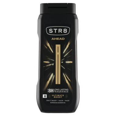 STR8 Ahead Osvěžující sprchový gel 3 v 1 400 ml