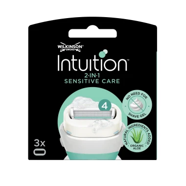 Wilkinson Sword Intuition Sensitive Care náhradní hlavice se 4 břity 3 ks