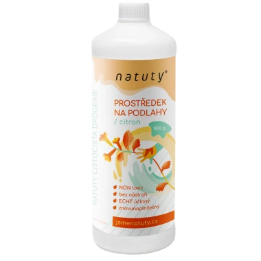 Natuty prostředek na podlahy citron 1000 g