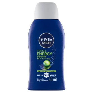 Nivea Men Fresh Energy 5 v 1 sprchový gel 50 ml