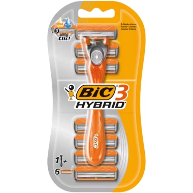 BIC 3 Hybrid pánský holicí strojek + 6 náhradních hlavic